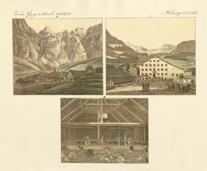 The Bath of Leuker at the Canton of Wallis
