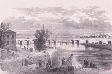 The Defence of Paris - Destruction of the Bridge Jonville-sur-Marne