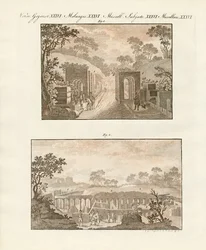 The Excavated Town of Pompeii