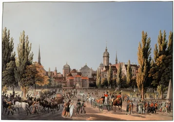 The Fair of Leipzig, circa 1810-20