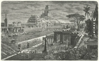 The fall of Babylon to the Persians, 540 BC