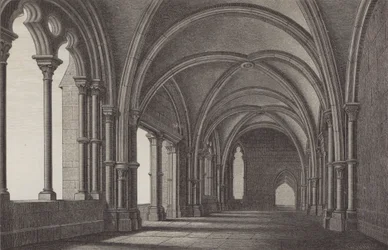 The lobby at Maulbronn Monastery, Baden-Wurttemberg, Germany