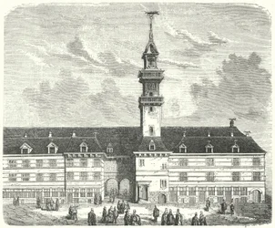 The original Royal Exchange, London (engraving)