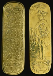 Tobacco box depicting Frederick II and his victories