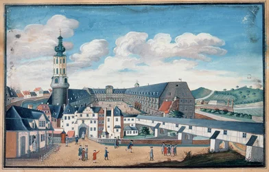 View of Weimar with the Castle of Wilhelmsburg