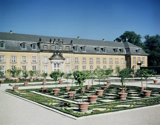 View of the orangery of the Herrenhausen, laid out 1720-23