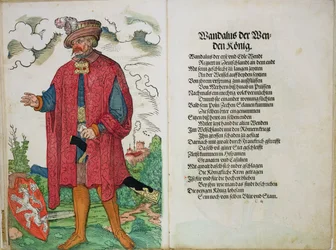 Wandalus, King of the Wends, from The Origin of the First Twelve Old Kings and Princes of the German Nation, 1543