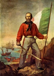 Portrait of Giuseppe Garibaldi During the Landing of Thousand at Marsala