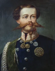 Portrait of Victor Emmanuel II, King of Italy, by Gerolamo Induno