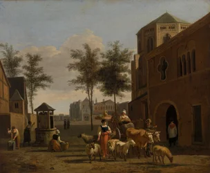 A view of Cologne with the churches of Saint Gereon and Saint Pantaleon, c.1670