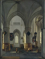 Interior View of St. Bavo Church, Harlem