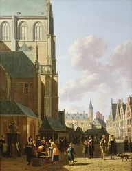 The Grote Markt, Haarlem, Looking West