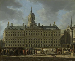 The Town Hall on Dam Square, Amsterdam, 1672