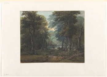 Hunters in a Forest