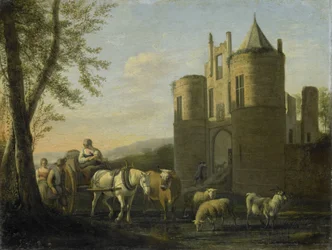 The Main Gate to Egmond Castle