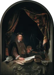 Self-Portrait of Gerard Dou (1613-1675)