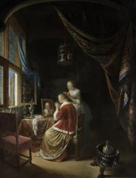 Young Woman at Her Toilet