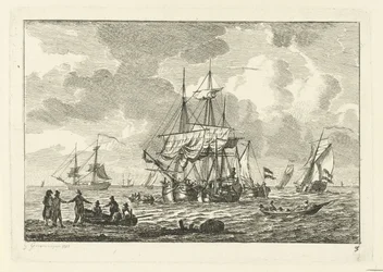Seascape with Three-Master