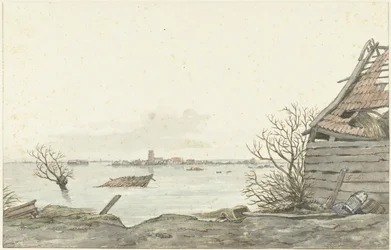 View of the Flooded Ransdorp, February 1825