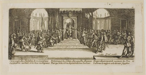 Distribution of Rewards, plate eighteen from The Large Miseries of War