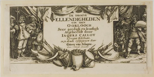 Frontispiece, from The Large Miseries of War
