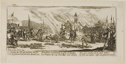 The Stake, plate thirteen from The Large Miseries of War