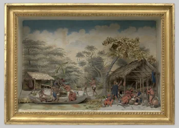 Diorama of a Carib Camp