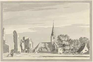 The Ruins of the Abbey of Rijnsburg