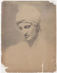 Academy Study with Helmeted Head