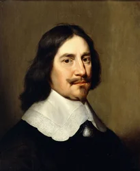 Portrait of a Gentleman, Bust Length, Wearing Black