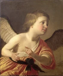 Portrait of the young Prince Maurice of Bohemia as Cupid