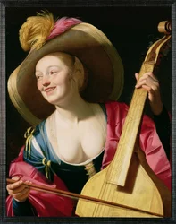 The Viola-da-gamba Player