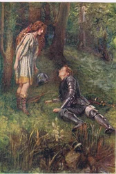 Belphoebe and Timius, Stories from the Faerie Queen published by George Harrap and Company