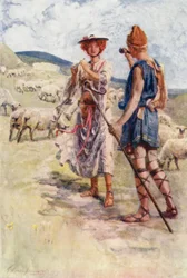 Calidore and Pastorella