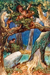 Long, Long, Long Ago Man in the Forest and Swamp