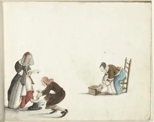 Gentleman Tying a Lady