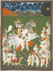 Maharana Bhim Singh in Procession
