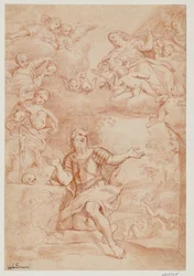 The Madonna and Two Women (the Three Marys) Appearing in a Vision to St William of Aquitaine