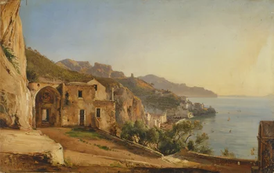 View of Amalfi from the cave of the Capuchins