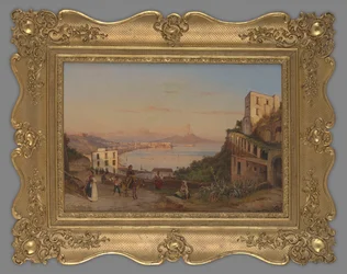 View of the Gulf of Naples with Vesuvius