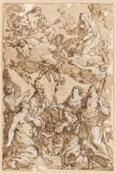 Christ and the Virgin with Patron Saints of Pistoia, 1638