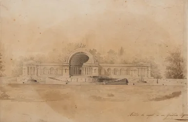 Study of an Arcade for Tsarskoye Selo