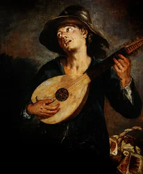 Singer with a Lute