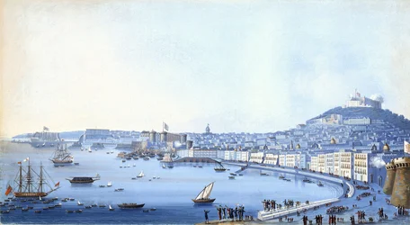 The arrival of Rear Admiral Horatio Nelson (1758-1805) in Naples, September 22