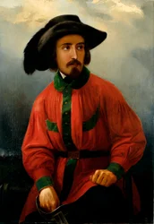 Portrait of the Italian patriot Antonio Solari
