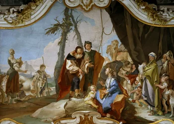 Rachel Hiding the Teraphim from her Father Laban, ca 1728