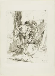 The Discovery of the Tomb of Punchinello, from Scherzi