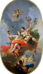 The Triumph of Zephyr and Flora, ca. 1735