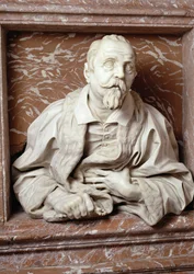 Bust of Gabrielle Fonseca (doctor of Pope Innocent X) from the Fonseca Chapel
