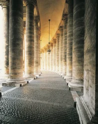 Detail from colonnade in St Peter